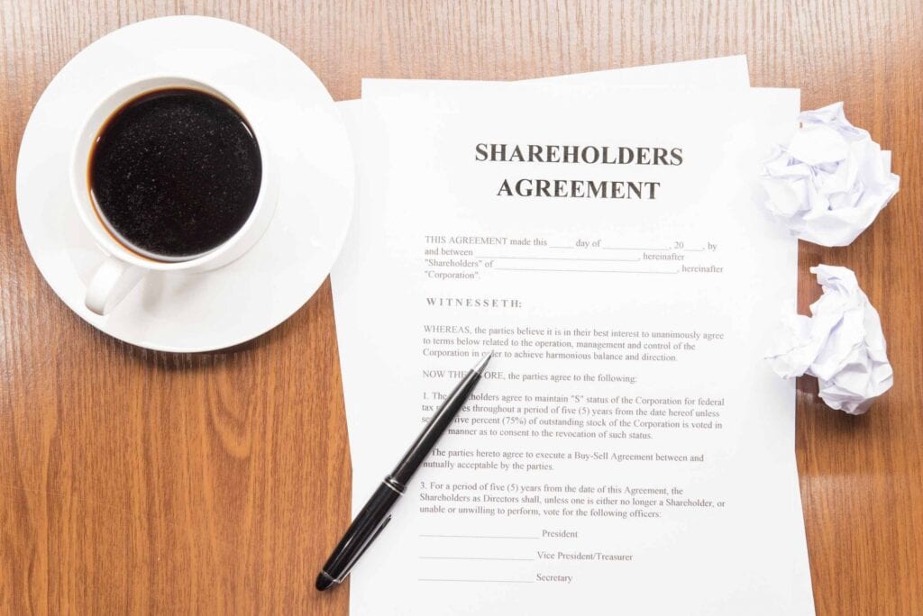 Commercial shareholders agreement